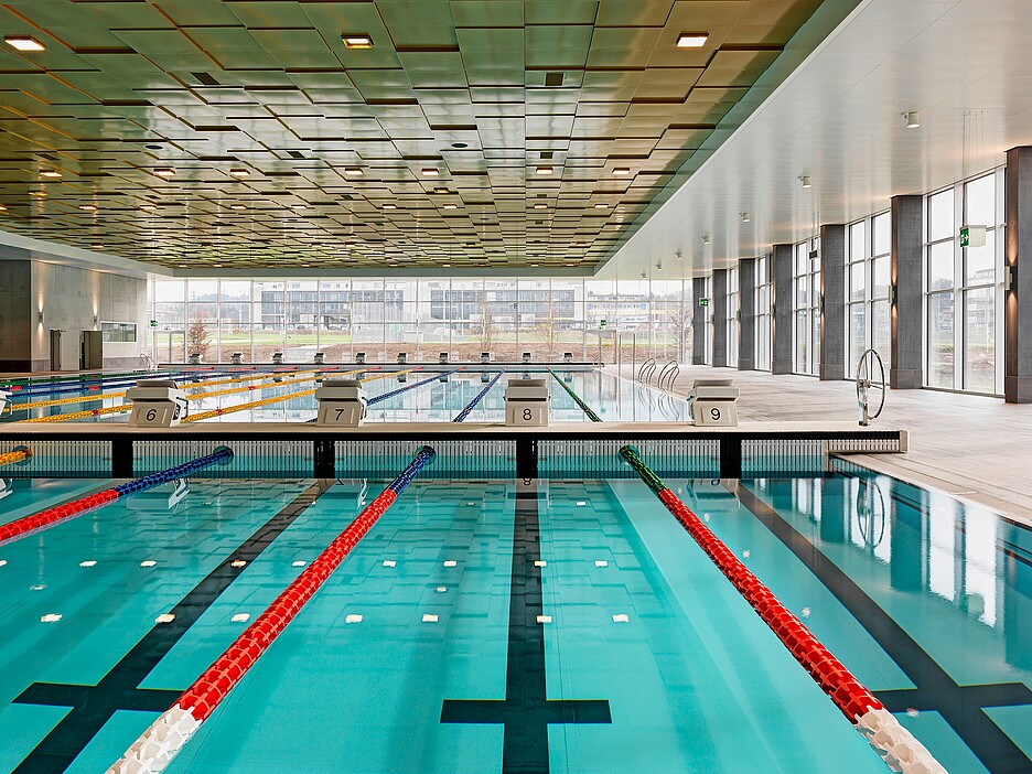 La piscina coperta di Buchenholz a Uster (ZH), che viene continuamente ottimizzata.